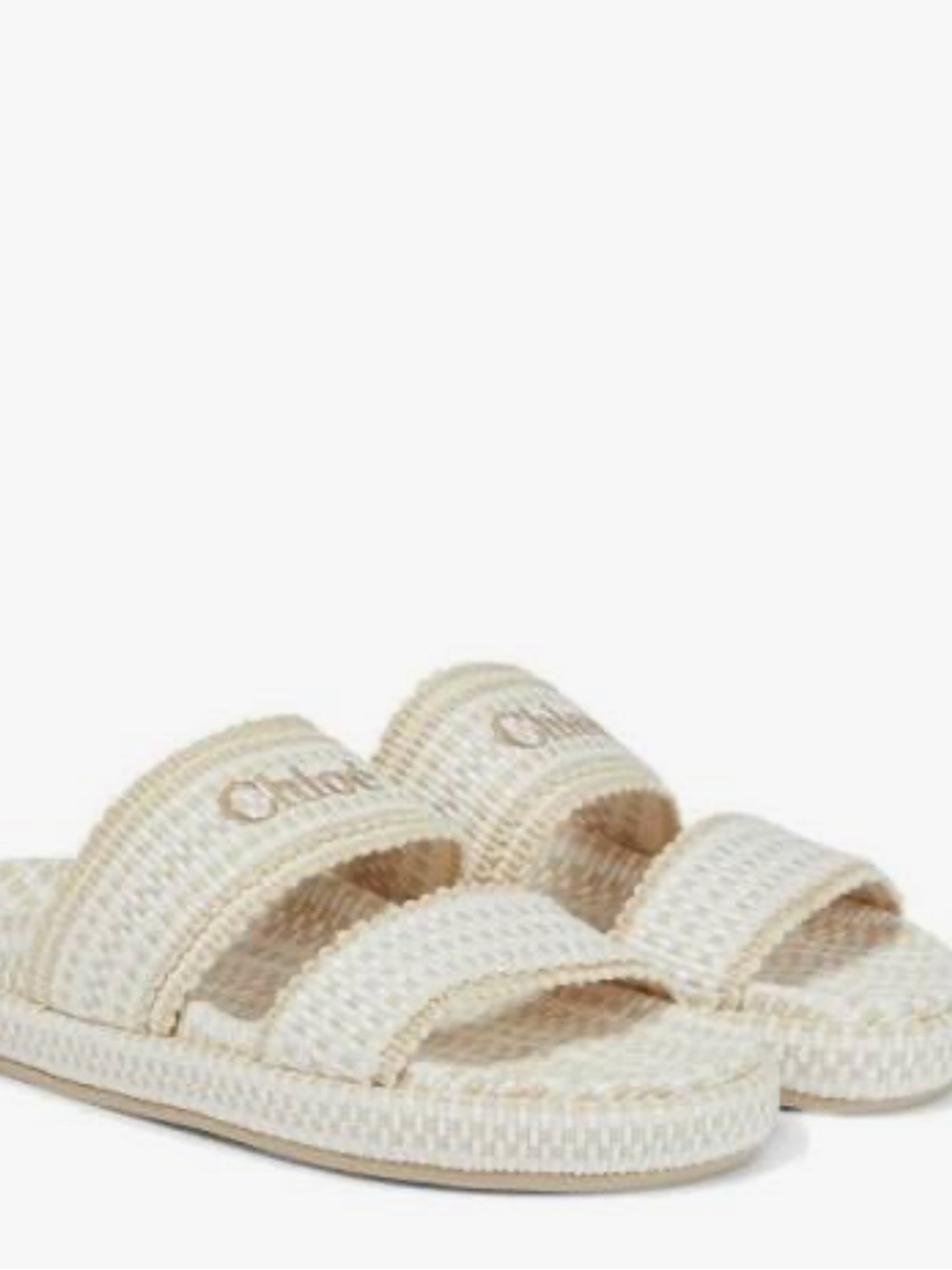 Chloe Rori Woven Slides